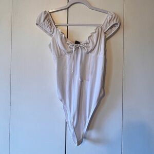Wild Fable White Snap Bodysuit